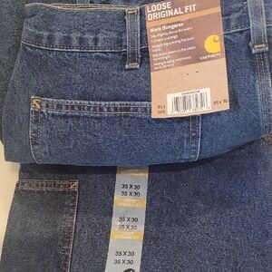 Carhartt Loose Original Fit Work Dungaree Jeans